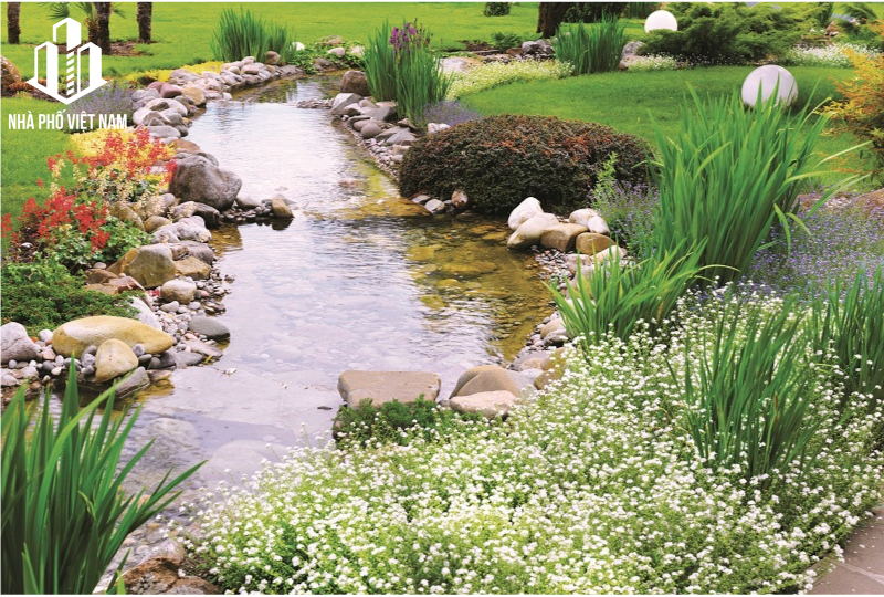 Mặt nước và các yếu tố tự nhiên trong phong thủy thiết kế cảnh quan